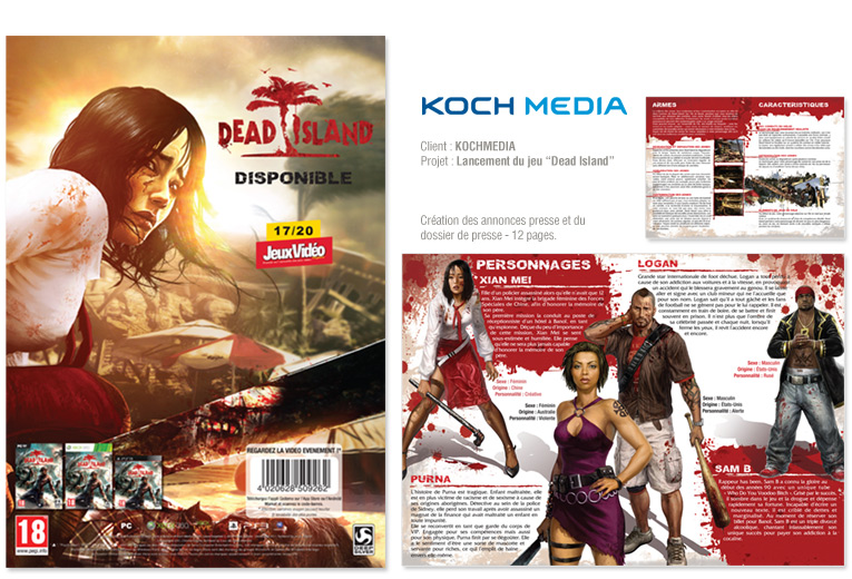 dossier de presse Dead Island